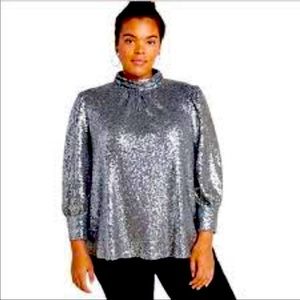 Anthropologie sequin top. NWT, Perfect for the holidays!!